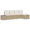 vidaXL Sofa S&aelig;t 5 stk. polyrattan