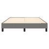 vidaXL Boxspring sengeramme 140x200 cm stof m&oslash;rkegr&aring;