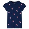 T-shirt til b&oslash;rn str. 116 marinebl&aring;