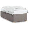 vidaXL sengeramme uden madras 80x200 cm stof gr&aring;brun