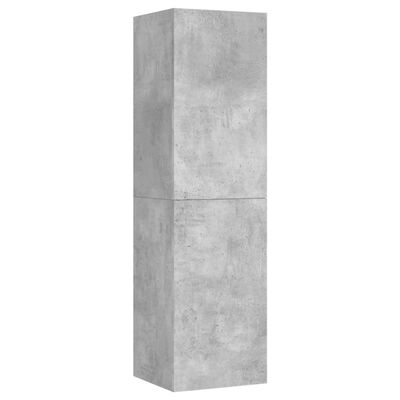 vidaXL tv-borde 2 stk. 30,5x30x110 cm konstrueret træ betongrå