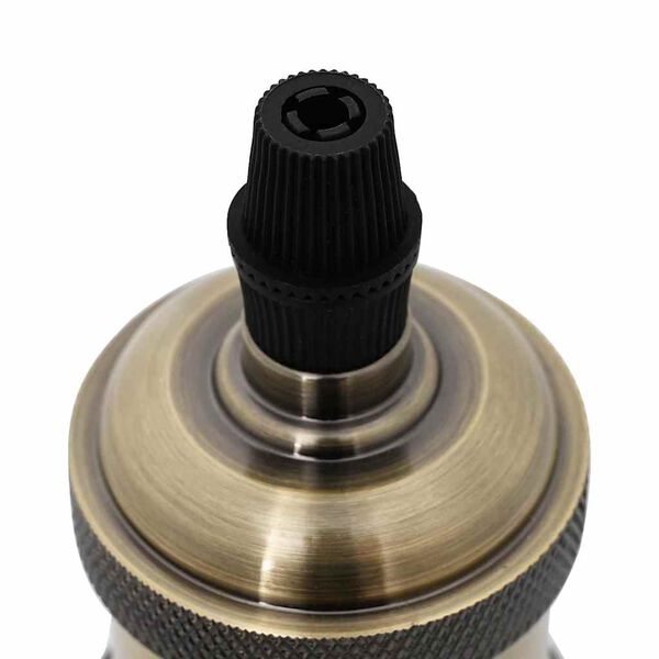 vidaXL lampeholdere 2 stk bronze E27