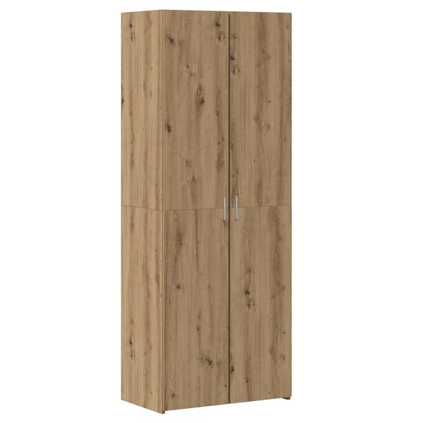 vidaXL Highboard artisan eg 70 x 42,5 x 185 cm Konstrueret træ