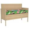 vidaXL Palle Pudesæt 2 pcs Tropisk jungle 150 x 40 x 8 cm Oxford stof