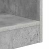 vidaXL Endebord 2 pcs Beton Gr&aring; 30,5 x 30 x 45 cm Konstrueret tr&aelig;