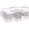 vidaXL sofas&aelig;t til haven 8 dele med hynder polyrattan gr&aring;