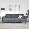 vidaXL Stue Sofa 3 pcs M&oslash;rkegr&aring;