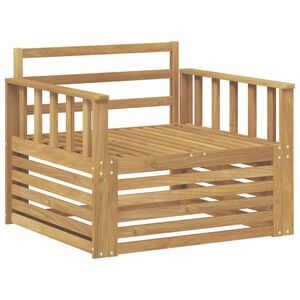 vidaXL Udend&oslash;rs sofa Massivt Akacietr&aelig; Hvid
