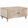 vidaXL Sofabord Hvid 80 x 54 x 40 cm Konstrueret tr&aelig;