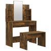 vidaXL konsolbords&aelig;t 96x40x142 cm r&oslash;get egetr&aelig;sfinish