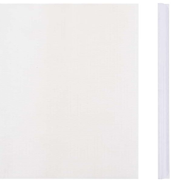 vidaXL havesk&aelig;rm 70x0,19 m PVC hvid