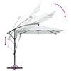 vidaXL Kantilever bananparasol Sandfarvet 249 x 249 x 250 cm