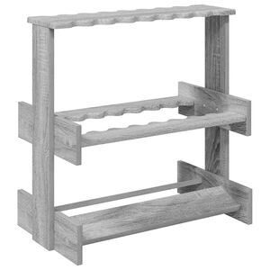 vidaXL Billardk&oslash; st&oslash;tter Konstrueret tr&aelig; 60 x 35 x 60 cm Gr&aring; Sonoma