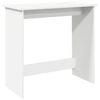 vidaXL skrivebord 80x40x75 cm konstrueret tr&aelig; hvid