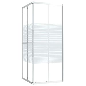 vidaXL brusekabine 80x80x180 cm sikkerhedsglas