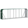 vidaXL br&aelig;ndeholder gr&oslash;n 300x45x100 cm galvaniseret st&aring;l