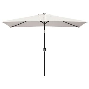 vidaXL parasol 200x300 cm rektangul&aelig;r sandhvid