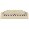 vidaXL daybed 80x200 cm stof cremefarvet