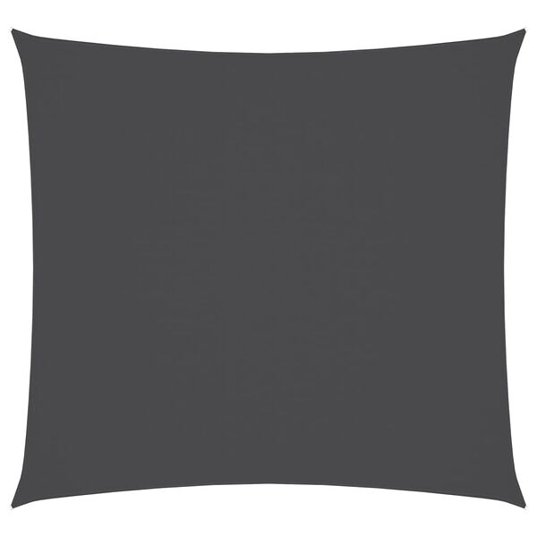 vidaXL solsejl 6x6 m firkantet oxfordstof antracitgr&aring;