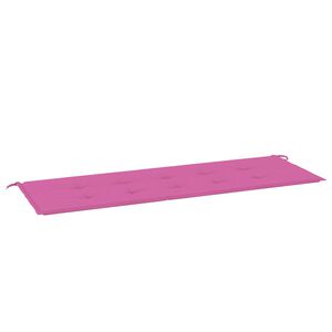 vidaXL hynde til haveb&aelig;nk 150x50x4 cm oxfordstof pink