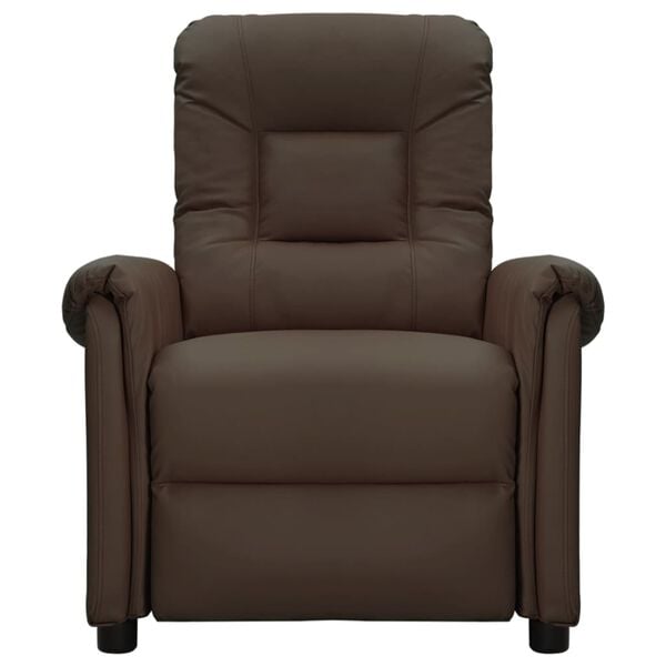 vidaXL massagestol kunstl&aelig;der brun