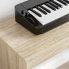 vidaXL Keyboard Stand Sonoma eg 130 x 32 x 64 cm Konstrueret tr&aelig;