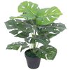 vidaXL kunstig monstera-plante med potte 45 cm gr&oslash;n