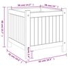 vidaXL plantekasse med for 42x42x40 cm massivt akacietr&aelig;