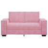 vidaXL 2-personers sofa 120 cm fl&oslash;jl lyser&oslash;d