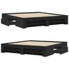 vidaXL sengestel uden madras 180x200 cm konstrueret tr&aelig; sort