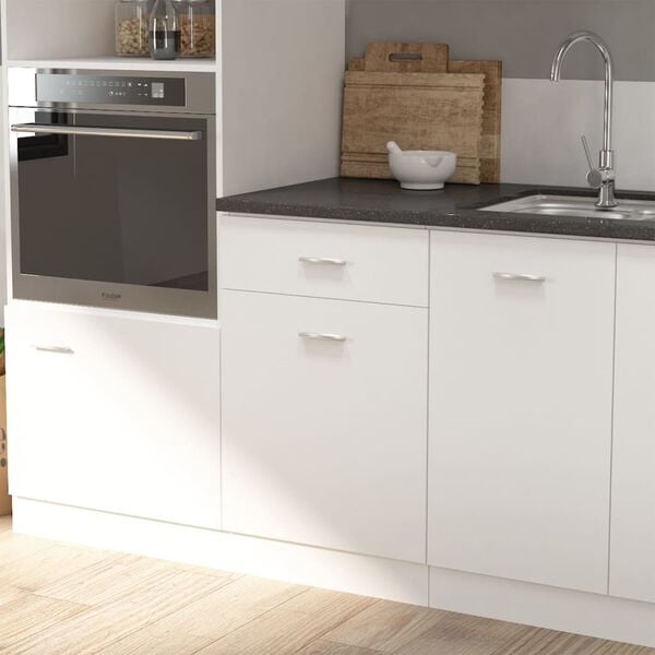 vidaXL k&oslash;kkenbordplade 50x60x2,8 cm sp&aring;nplade graniteffekt sort