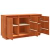 vidaXL Sideboard Brun eg 111 x 34 x 60 cm Massiv fyrretr&aelig;