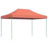 vidaXL foldbart pop up-festtelt 440x292x315 cm terracotta