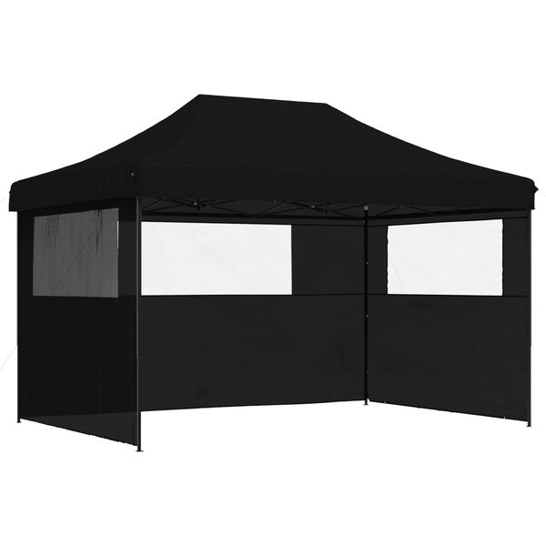 vidaXL Party Tent Sort 279 x 410 x 315 cm Oxford stof