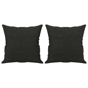 vidaXL pyntepuder 2 stk. 40x40 cm stof sort