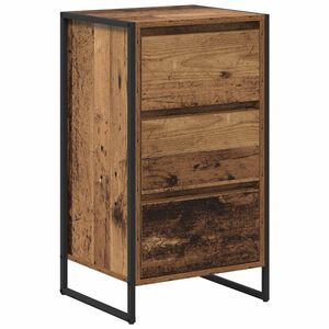 vidaXL Sideboard Gammelt tr&aelig; 42 x 36 x 75.5 cm Konstrueret tr&aelig;