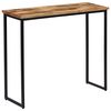 vidaXL konsolbord massivt genanvendt teak 90 x 30 x 76 cm