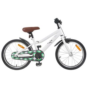 vidaXL B&oslash;rnecykel 18 tommer til 5-7 &aring;r gammel Hvid