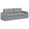 vidaXL Sofa 2 pcs Lysegr&aring; 182 x 80 x 82 cm Stof
