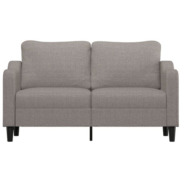 vidaXL 2-personers sofa 140 cm stof gr&aring;brun
