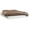 vidaXL sengeramme 150x200 cm King Size massivt tr&aelig; hvid