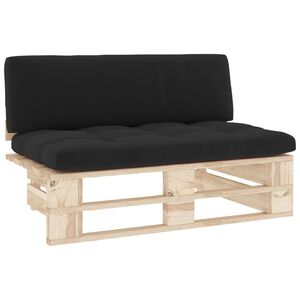 vidaXL midtermodul til pallesofa impr&aelig;gneret fyrretr&aelig;