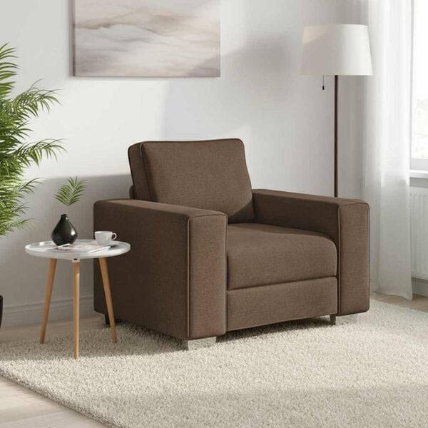 vidaXL Sofa Brun 100 x 80 x 82 cm Stof