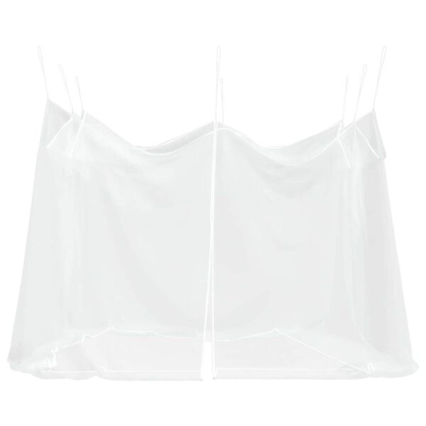 vidaXL myggenet til udend&oslash;rs brug 220 mesh hvid 300x300x250 cm