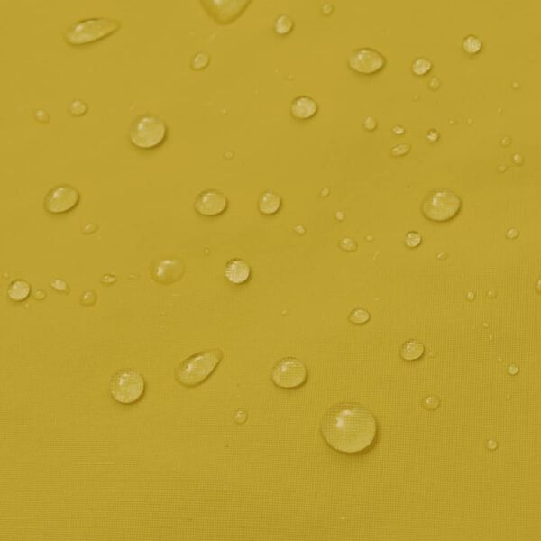 vidaXL Vandt&aelig;t, kraftig, lang regnfrakke med h&aelig;tte Gul XL