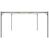 vidaXL pavillon 4x4 m 180 g/m² stof og stål hvid