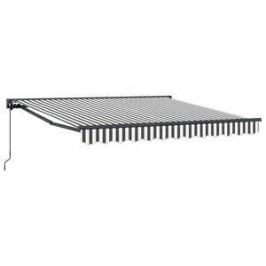 vidaXL Markiseramme Anthracit og hvid 300 x 250 cm