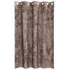 vidaXL Velour Gardiner 2 pcs Cappuccino 175 x 140 cm Fl&oslash;jl