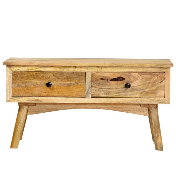 vidaXL sofabord 82 x 52 x 42 cm massivt mangotr&aelig;