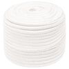 vidaXL Multifunktionelt universaltov 14 mm 100 m Hvid PP